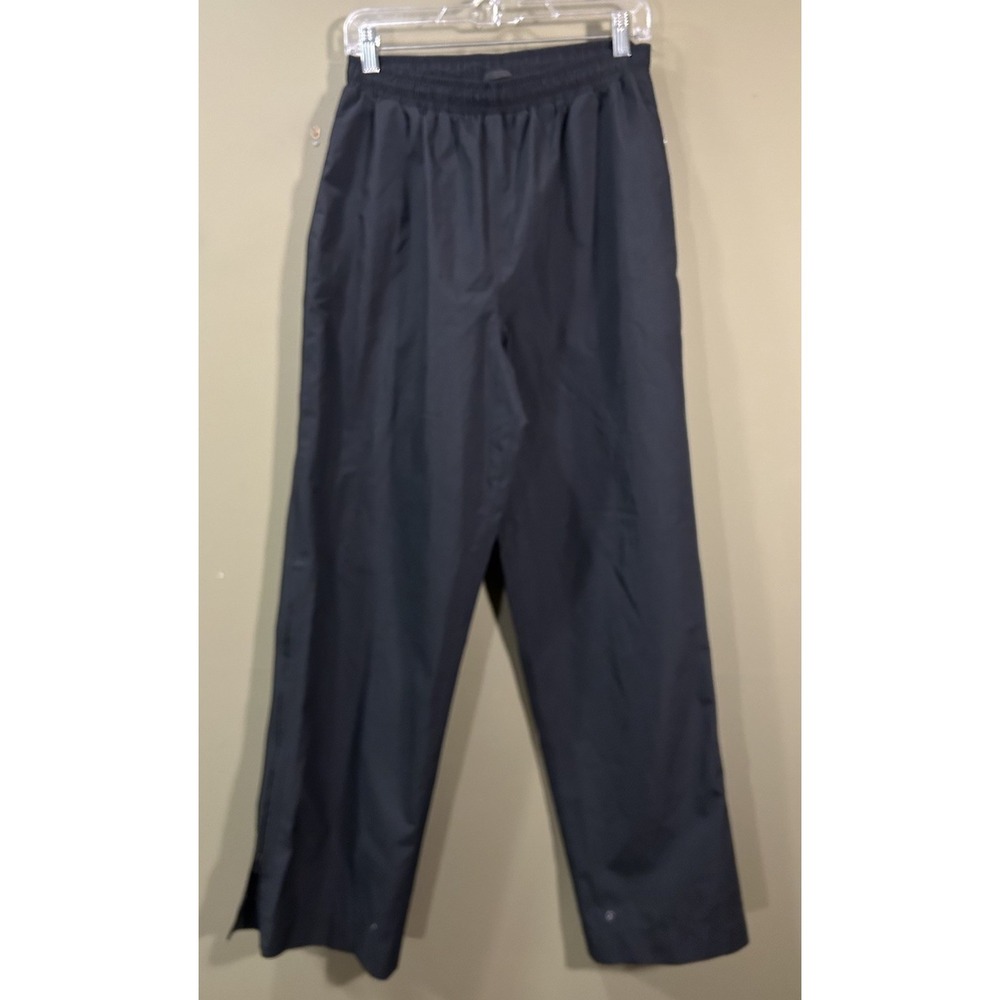 Zero Restriction G-Tex Rain Pants Mens Sz Med Black Golf Perfomance 28-32/29